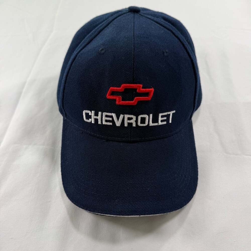 Chevrolet Navy Blue Embroidered Logo Baseball  Hat